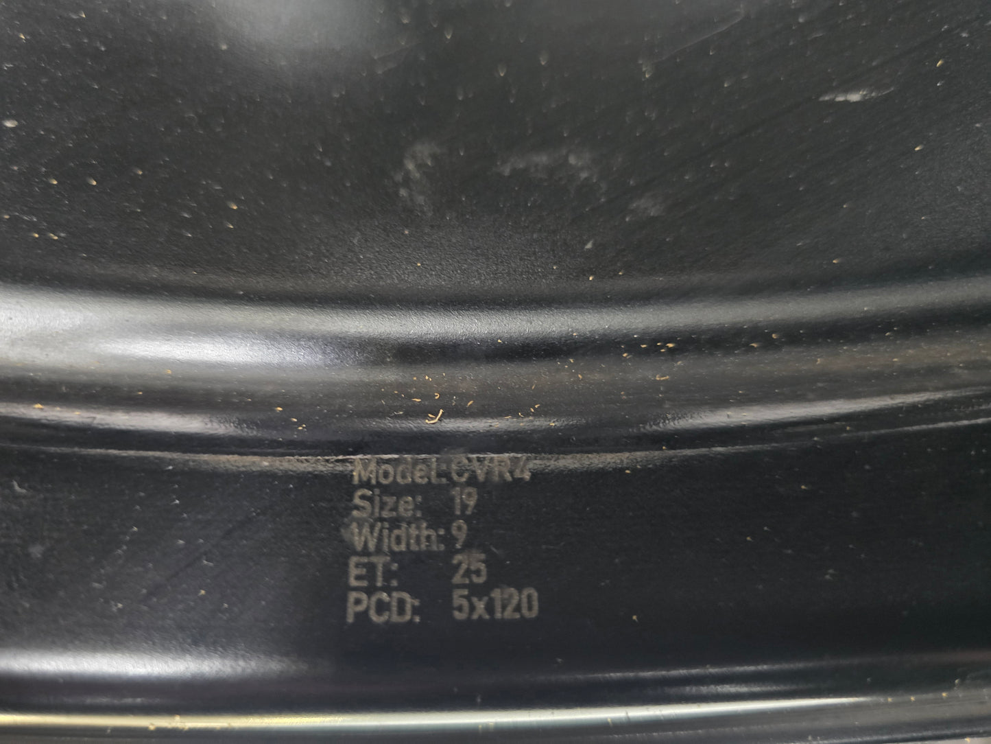 Concaver CVR4 Black/Smoked cut BMW 19 inch velgen breedset 5x120