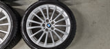 Original BMW 18" rims + Bridgestone Winter 7mm + sensor G20 G21 3 series 225 45 18