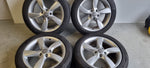 Original 17" Audi Rims + Continental Winter 7mm 5x112 A3 E-tron caddy golf 5x112 205 50 17