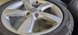 Originele 17" Audi Velgen + Continental Winter 7mm 5x112 A3 E-tron caddy golf 5x112 205 50 17