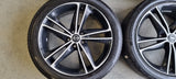 Originele Nissan 19" velgen UNIEK Black/White +Zomer 6mm Qashqai