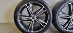 Originele Nissan 19" velgen UNIEK Black/White +Zomer 6mm Qashqai