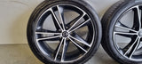 Original Nissan 19" rims UNIQUE Black/White + Summer 6mm Qashqai