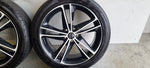 Original Nissan 19" rims UNIQUE Black/White + Summer 6mm Qashqai