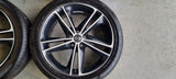 Original Nissan 19" rims UNIQUE Black/White + Summer 6mm Qashqai