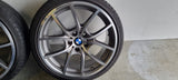 Originele 20" BMW Styling 356 Breedset velgen ZEER UNIEK 5 serie F10 F11 E60 E61 6 serie