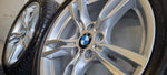 Originele 18" BMW 400M Breedset velgen + Bridgestone Zomerbanden 7.8mm 3 serie 4 ser f30 F31