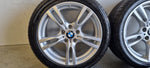 Originele 18" BMW 400M Breedset velgen + Bridgestone Zomerbanden 7.8mm 3 serie 4 ser f30 F31