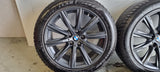 DEMO BMW 18 inch Gray rims 684+ Winter tires 7mm 5 series G30 G31