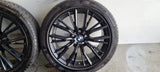 BMW 18 inch black velgen 796M winterbanden 5mm 3 serie G20 G21 4 serie 225 45 18