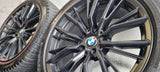 BMW 18 inch black velgen 796M winterbanden 5mm 3 serie G20 G21 4 serie 225 45 18