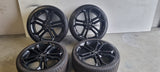 Unieke Ford RS Black 19 inch velgen + zomerbanden 5x108 235 35 19 19 inch