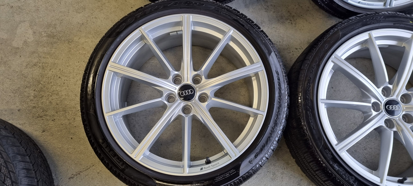 Original New Audi Sport 19 inch rims UNIQUE + Winter tires A4 RS4 A5 S5 RS5 Q5 235/40R19 5x112