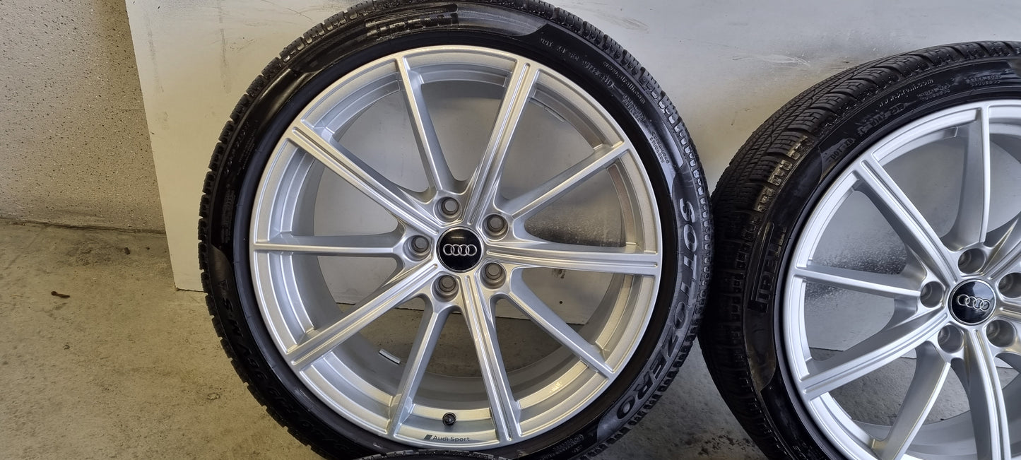 Original New Audi Sport 19 inch rims UNIQUE + Winter tires A4 RS4 A5 S5 RS5 Q5 235/40R19 5x112