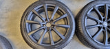 Demo Volvo 20 inch black Velgen + NIEUWE Nokian Winterbanden S90 V60 Cross Country Polestar V90 EX30 245 40 20 5x108