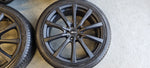 Demo Volvo 20 inch black Velgen + NIEUWE Nokian Winterbanden S90 V60 Cross Country Polestar V90 EX30 245 40 20 5x108