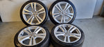 Original 18" Audi Rims A3 A4 + Michelin summer tires 6mm 5x112 A3 E-tron caddy golf 5x112 225 40 18