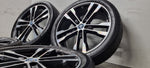 Originele UNIEKE BMW i3 20" Black/polished breedset+ Bridgestone zomerbanden BMW i3, i4