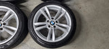 Originele BMW 3 serie F30 F31 18 inch velgen + Winterbanden 6mm 5x120 zeer goed