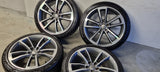 Originele Audi Sport A1 17 inch velgen + zomerbanden Polo 5x100 215/40R17