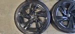 Originele zeer unieke 20 inch VW velgen black + zgan Michelin Pilot Sport 4 Zomerbanden Tiguan 5x112 255/40 20