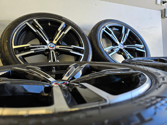 DEMO Originele BMW 18 inch M velgen BREEDSET styling 848M 3 serie G20 G21 + zomerbanden >6mm