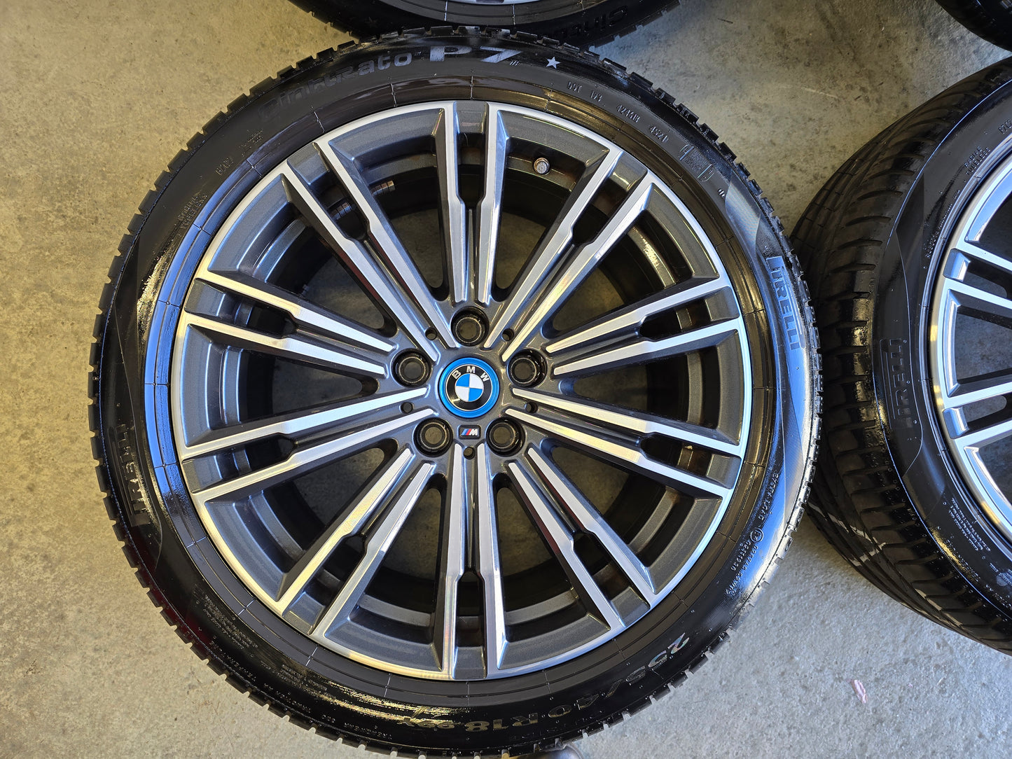 DEMO Originele BMW 18 inch M velgen BREEDSET styling 790M 3 serie G20 G21 + zomerbanden 5.5mm