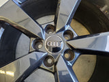 Originele Audi Sport RS3 19 Inch ROTOR velgen BREEDSET Black/Polished + Zomerbanden Continental 5x112