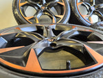 DEMO Originele Seat CUPRA 19 inch velgen Black/Bronze + Zomerbanden Bridgestone Ateca Formentor VW Passat Arteon 5x112 57.1