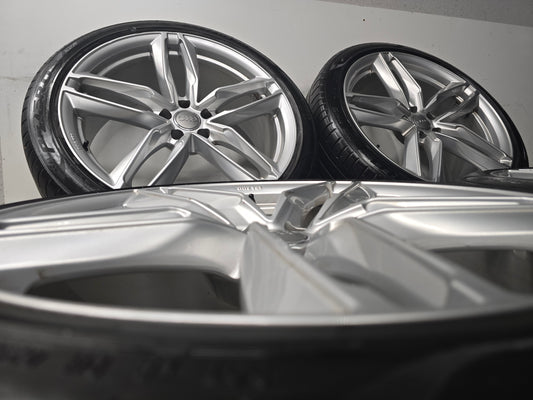 Audi 21 inch velgen 5x112 SQ4, Q4, Etron, SQ5, Q5, A6, Sportback S-Line E-Tron Zomerbanden 7mm 255/40R215x112