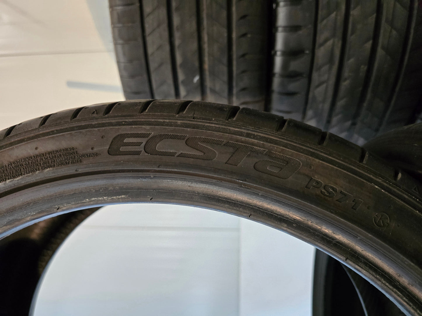 Demo Summer tires 7.5mm wide set BMW 5 series E60 E61 F10 F11 G30 G31 6 series etc. 245/30R20 275/30R20