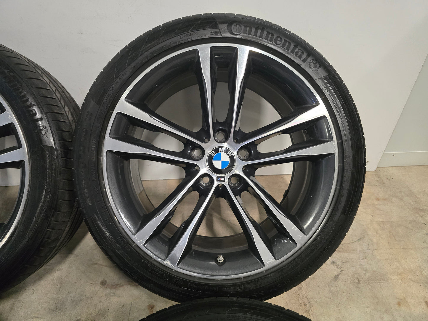 Original 19 inch BMW f30 f31 GT style 704-M Breedset Summer tires Continental 5x120