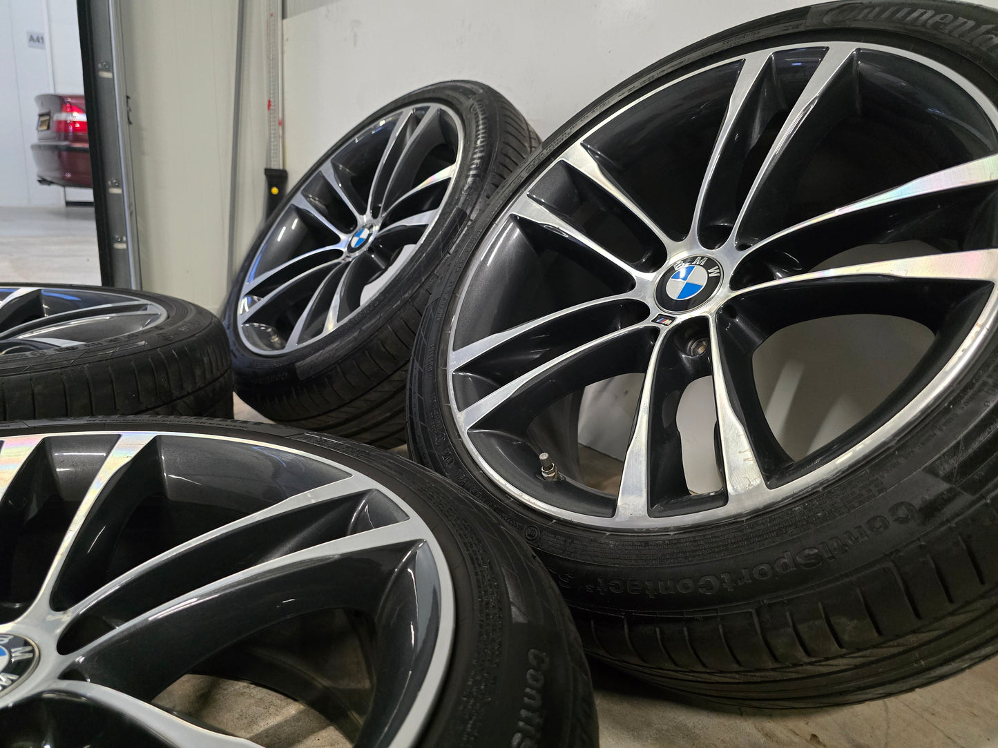 Original 19 inch BMW f30 f31 GT style 704-M Breedset Summer tires Continental 5x120