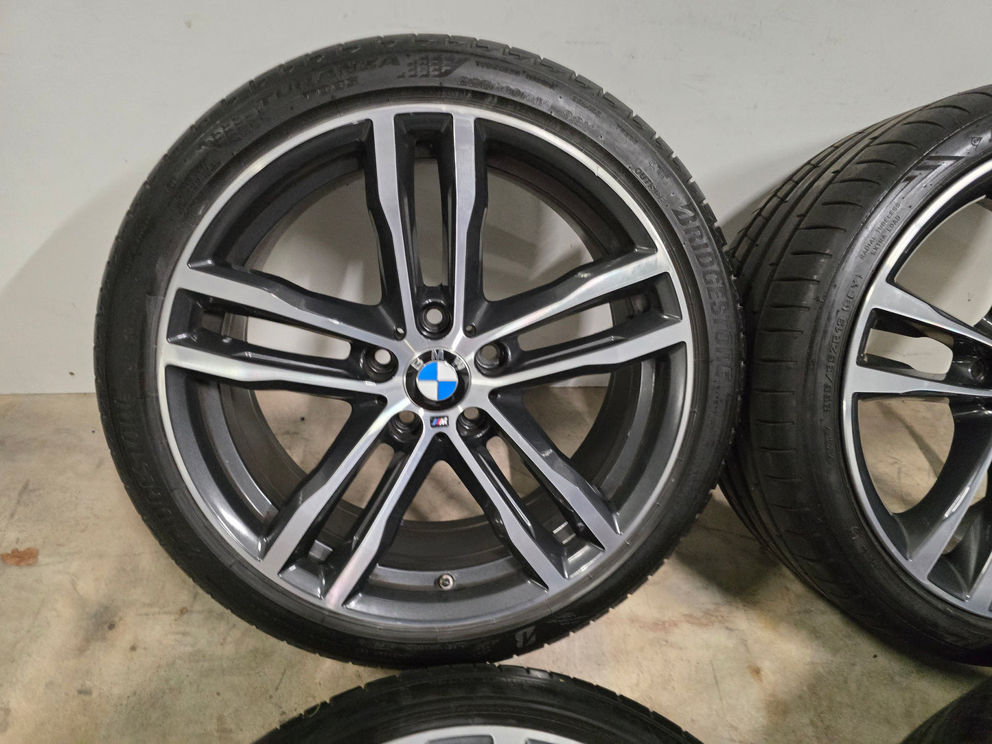 Originele 19 inch BMW F30 F31 F32style 704-M Breedset Zomerbanden Dunlop/ Pirelli 5x120