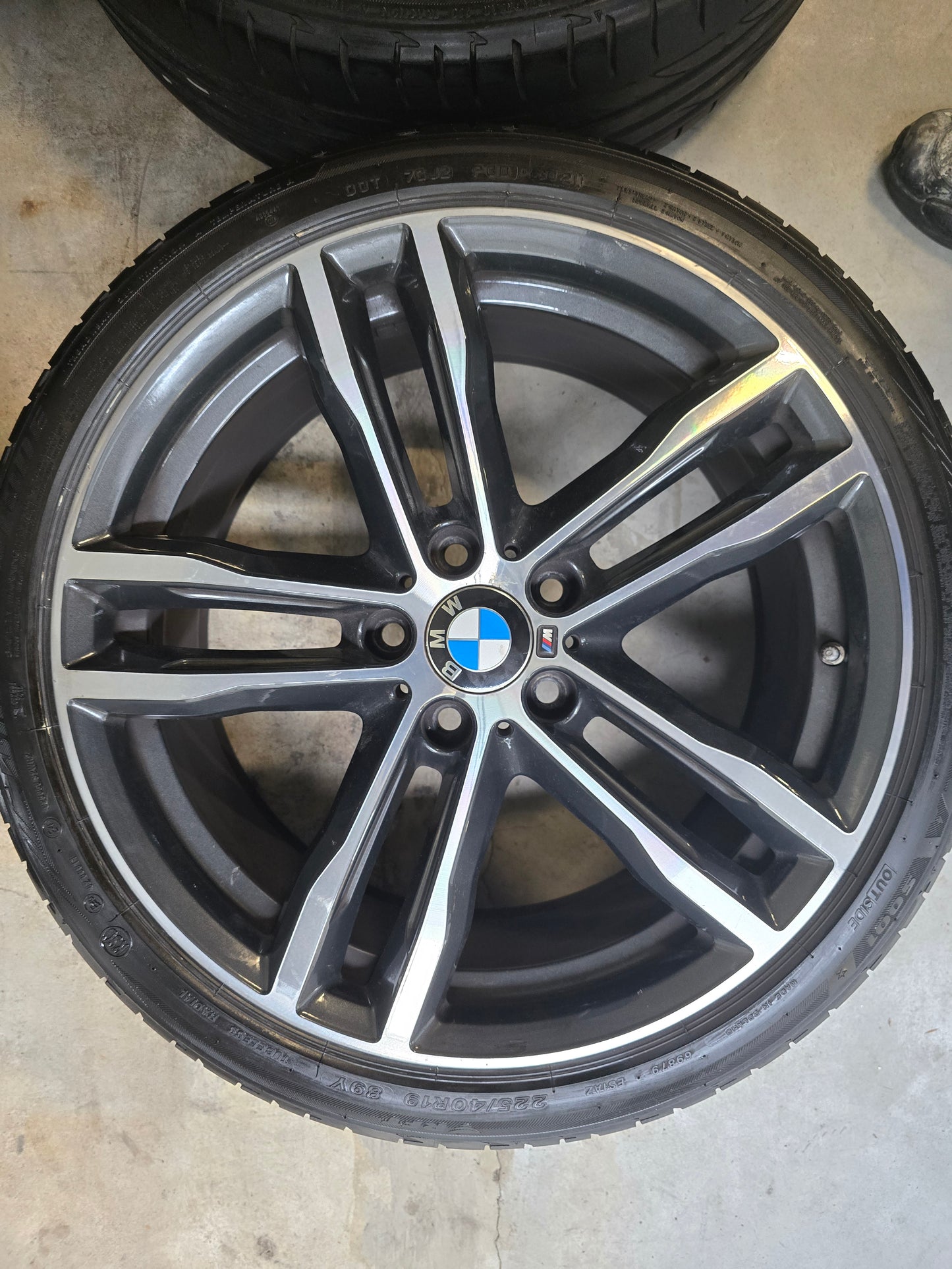 Originele 19 inch BMW F30 F31 F32style 704-M Breedset Zomerbanden Bridgestone 6.5/7mm 5x120