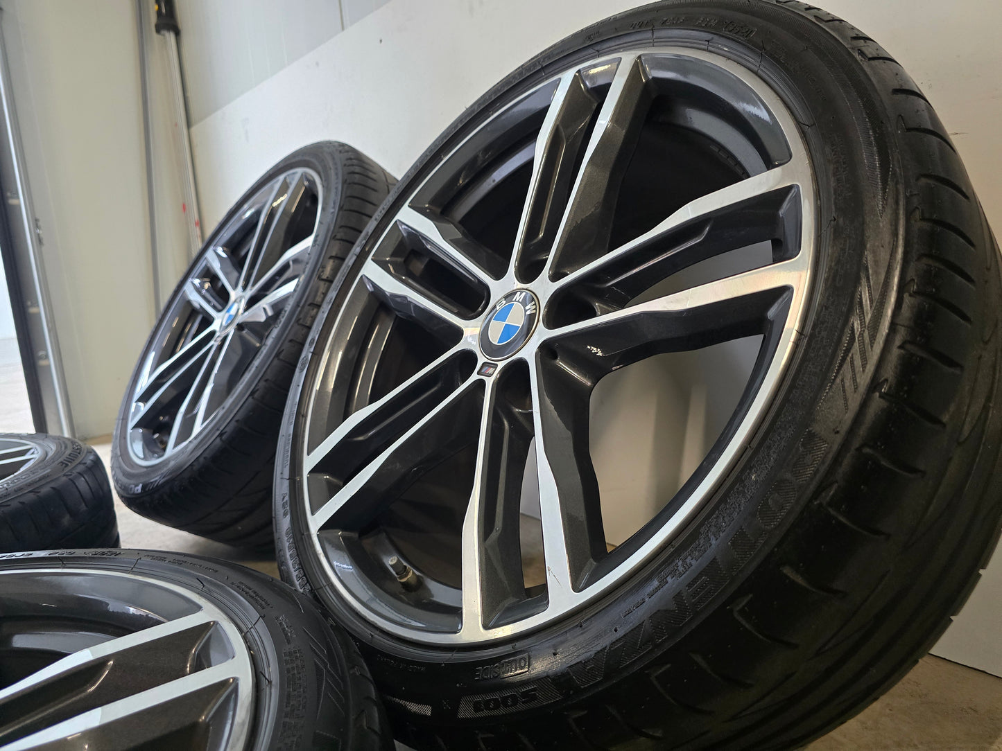 Originele 19 inch BMW F30 F31 F32style 704-M Breedset Zomerbanden Bridgestone 6.5/7mm 5x120