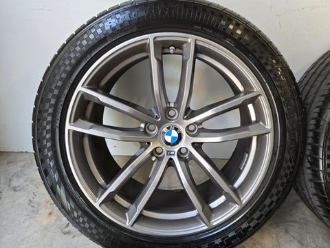 BMW 18 inch wideset M Line 5 series G30 G31 summer tires 5x112 245/45R18 275/40R18