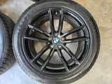 DEMO BMW 662M 18 inch black velgen + Winterbanden 5 serie G30 G31