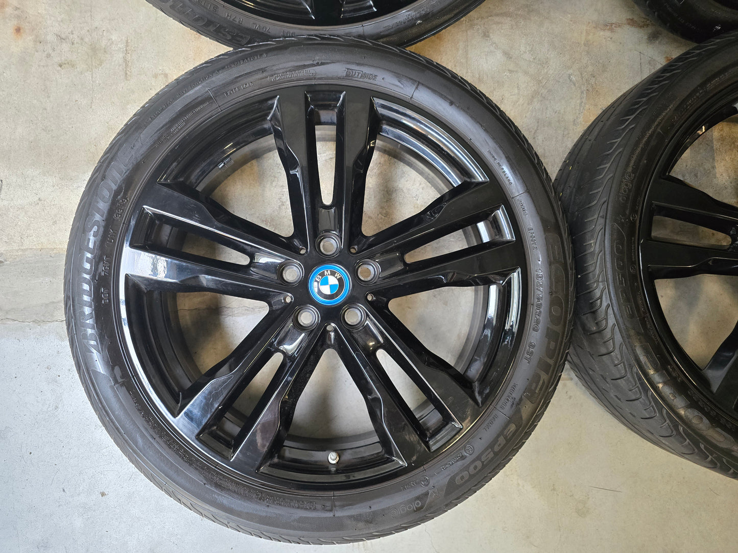 Originele BMW i3 20" Black breedset+ Bridgestone zomerbanden BMW i3, i4  175/55R20 195/50R20