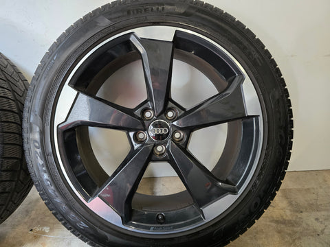 Originele 'Audi Sport' 20 inch rotor velgen UNIEK Winterbanden Q4 Q5 5x112