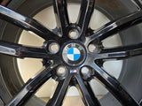 NIEUW BMW 5 serie G30 G31 662M 18 inch black velgen nieuwe Winterbanden