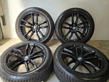 NIEUW BMW 5 serie G30 G31 662M 18 inch black velgen nieuwe Winterbanden