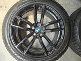 NIEUW BMW 5 serie G30 G31 662M 18 inch black velgen nieuwe Winterbanden