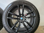 NIEUW BMW 5 serie G30 G31 662M 18 inch black velgen nieuwe Winterbanden