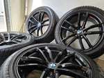 NIEUW BMW 5 serie G30 G31 662M 18 inch black velgen nieuwe Winterbanden