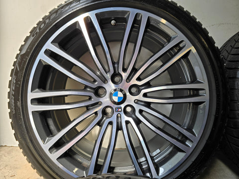 NIEUW BMW 5 serie G30 G31 664M 19 inch breedset Winterbanden ZEER UNIEK