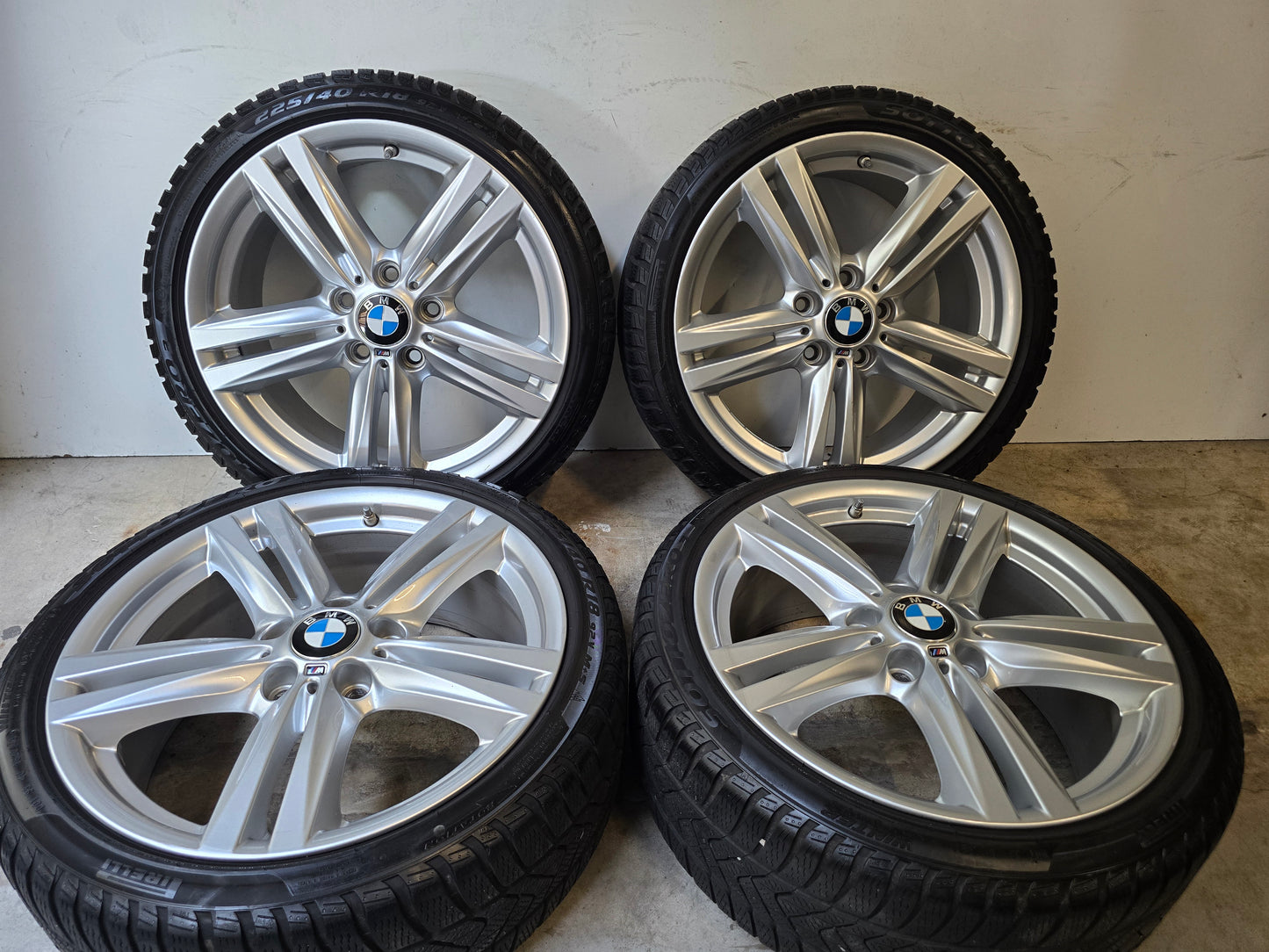 BMW 1 serie f20 f21 18 inch velgen 386M winterbanden 6.5mm breedset