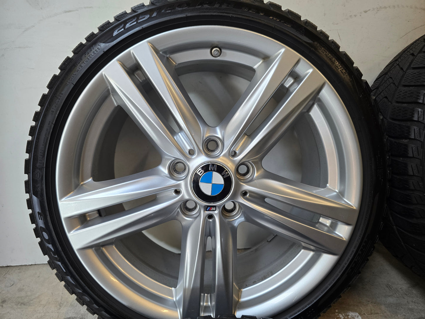 BMW 1 series f20 f21 18 inch rims 386M winter tires 6.5mm wide set