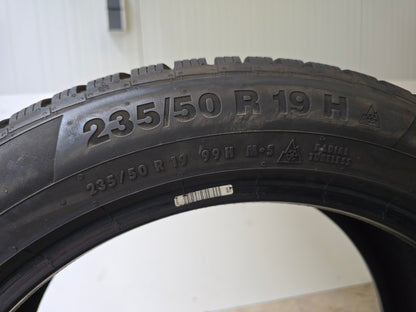 2x Continental winterbanden 235/50 R19  99H M+S Extra Load