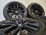 BMW 3 serie G20 G21 G22 G23 18 inch black velgen 796M winterbanden 225 45 18